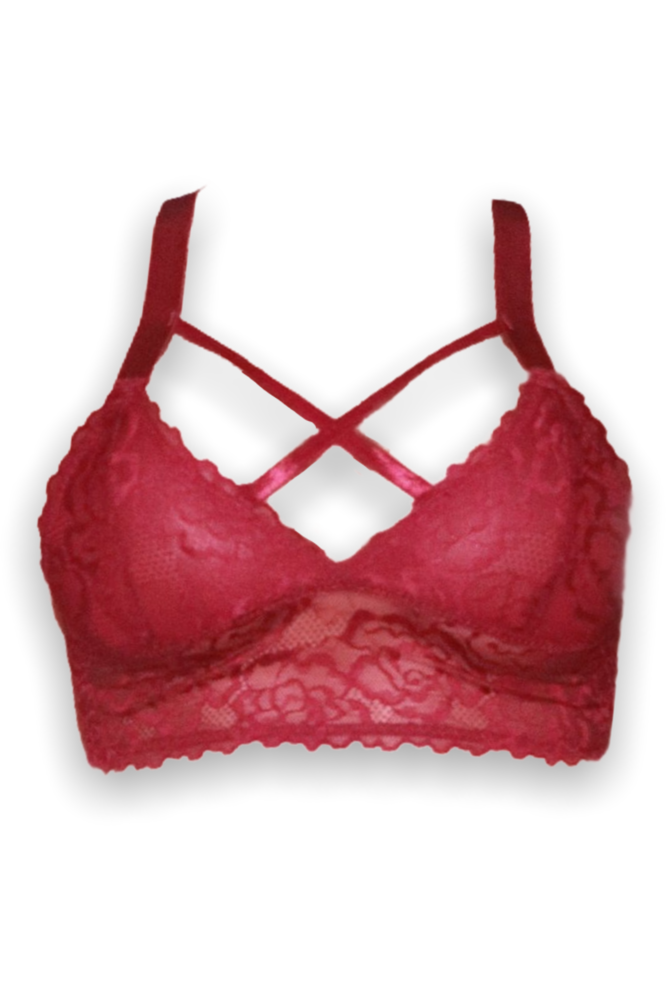 Burgundy Bralette - NinaDoesTheMost